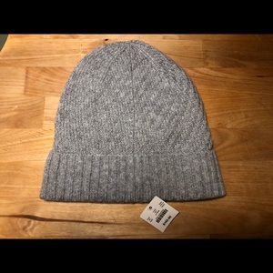J. Crew Diagonal Ribbed Cashmere Beanie